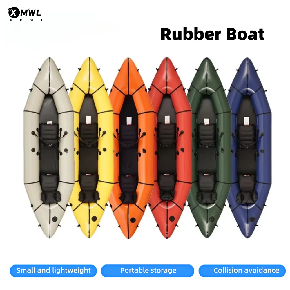 Outdoor Adventure Rafting - Perahu Kayak Ganda Ultra-ringan Multifungsi, Perahu