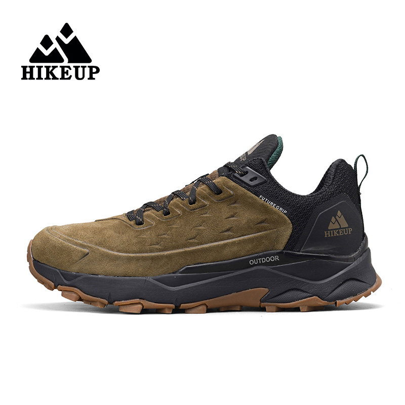 Outdoor Adventure Shoes - HIKEUP sepatu bantalan sol luar karet