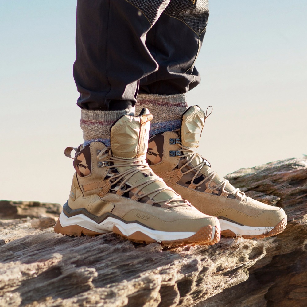 Outdoor Adventure Shoes - RAX sepatu mendaki pria, Sneaker Mid-top