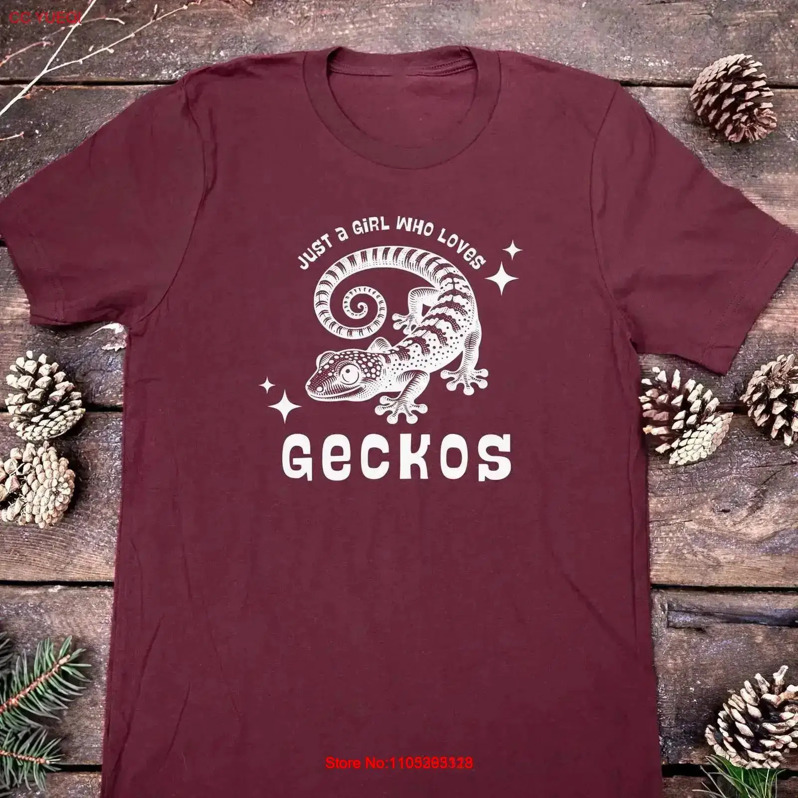 Outdoor Adventure Girl - Kaus Remaja Gecko Girl Pecinta Reptil