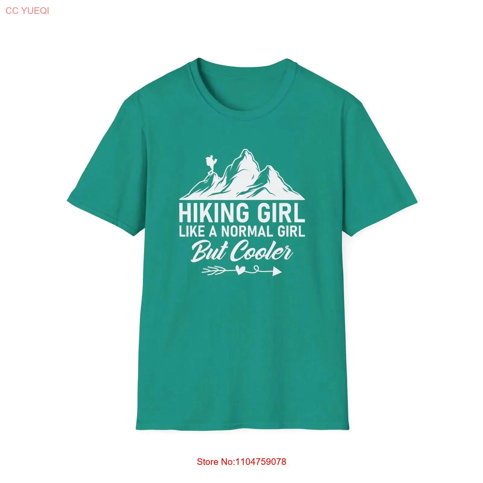 Outdoor Adventure Girl - Kaos Hiking Girl untuk Berkemah, Petualangan