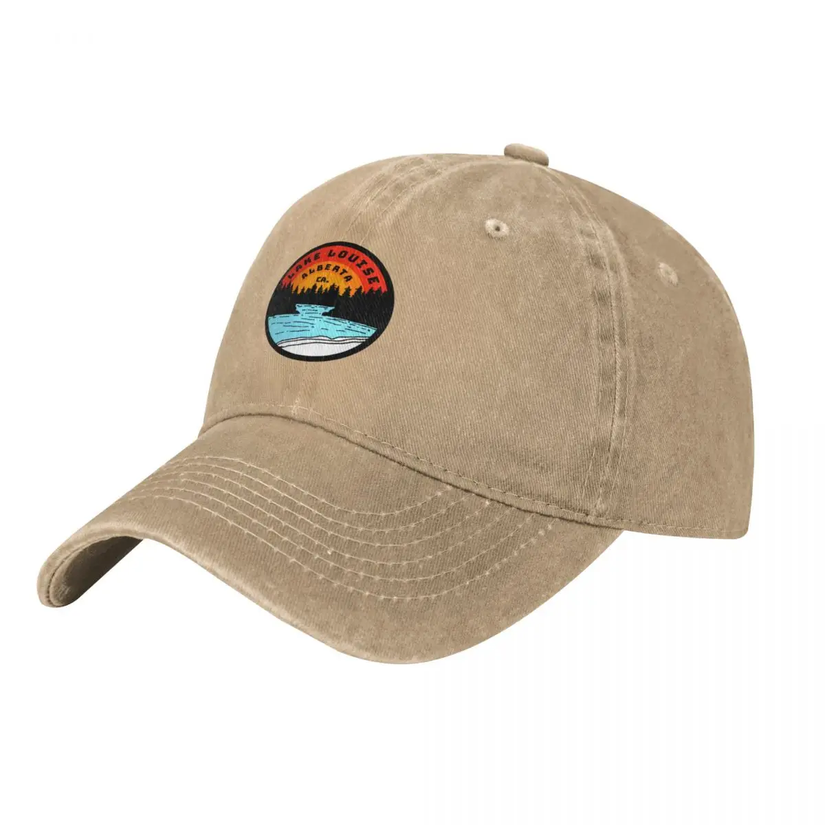 Outdoor Adventure Girl - Lake Louise Alberta Kanada Vintage Retro