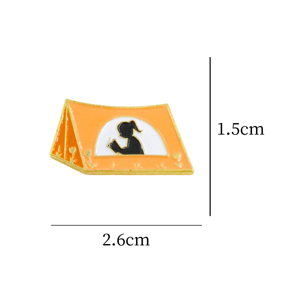 Tenda kuning dan Gadis membaca - Outdoor Adventure Girl ulasan dan harga