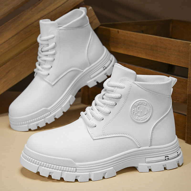 Sepatu Bot Tempur Kulit Putih  - Outdoor Adventure Shoes ulasan dan harga
