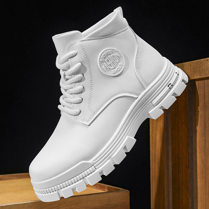 Sepatu Bot Tempur Kulit Putih  - Outdoor Adventure Shoes ulasan dan harga