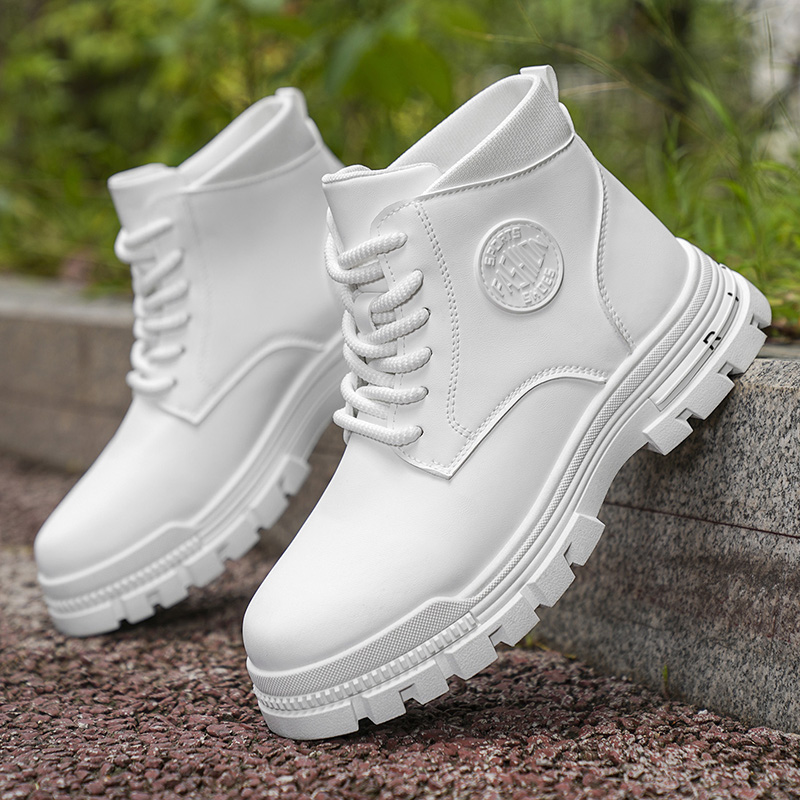 Sepatu Bot Tempur Kulit Putih  - Outdoor Adventure Shoes ulasan dan harga