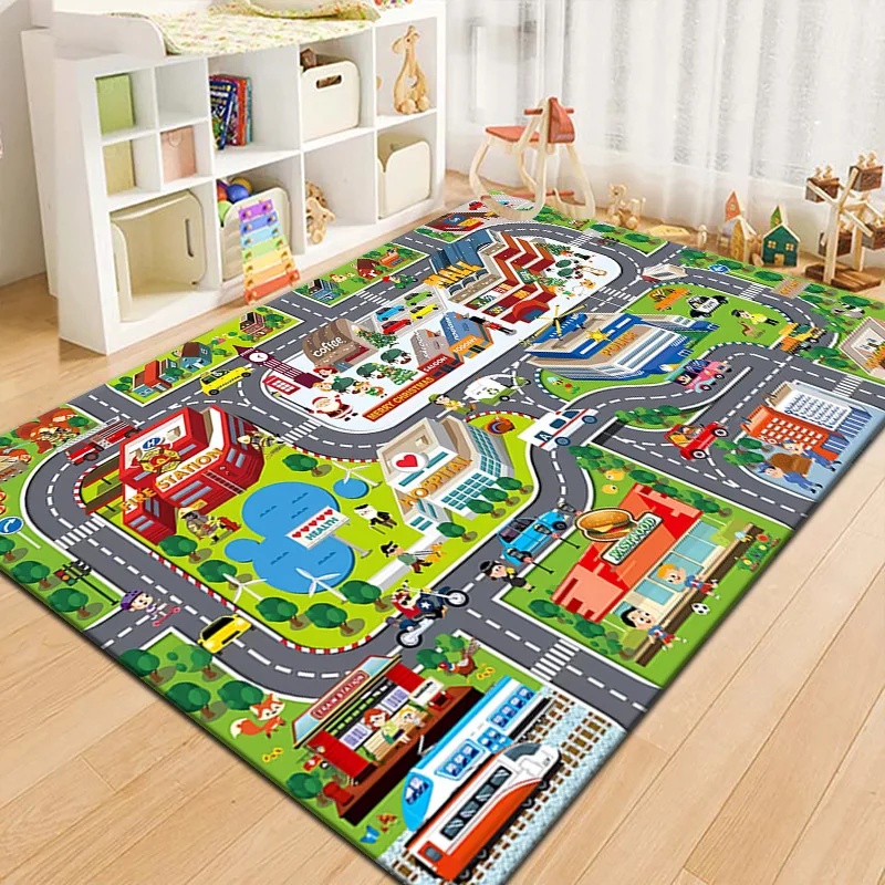 Karpet Peta Kota Anak-Anak War - Outdoor Adventure Toys For Kids ulasan dan harga