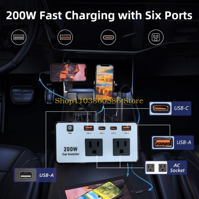 Inverter 200W Efisiensi Tinggi - Outdoor Adventure Outlet ulasan dan harga